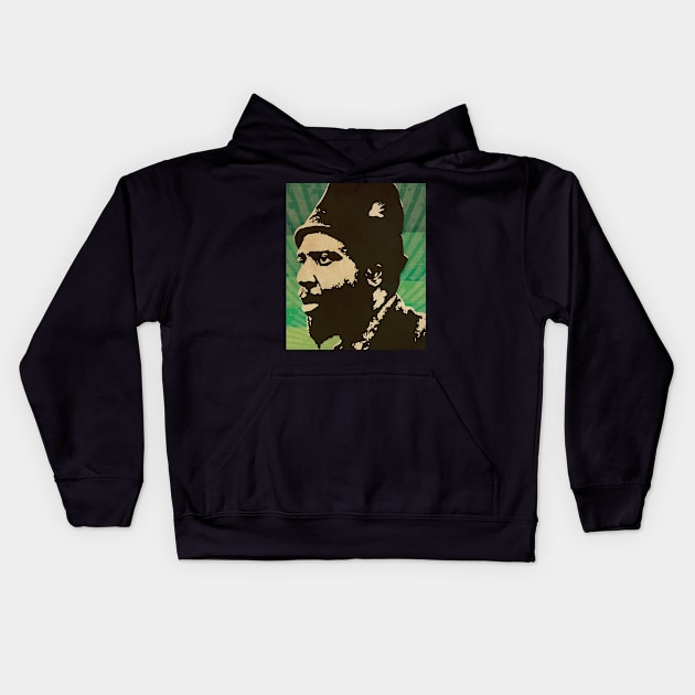 Thelonious Monk // Retro Poster Jazz Kids Hoodie by kulinermodern